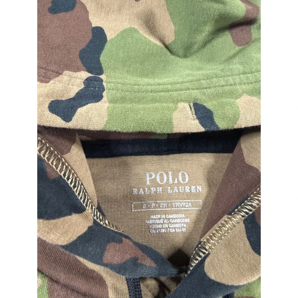 Size S - Polo Ralph Lauren Big Pony Camo Hoodie